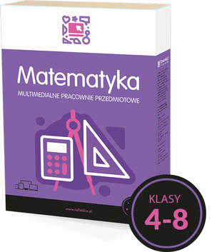 Multimedialne Pracownie Przedmiotowe. MATEMATYKA. Klasy 4-8. Wersja dla nauczycieli (3 licencje bezterminowe, wersja pudełkowa)
