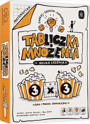 Tabliczka mnożenia. Nauka liczenia- edukacyjna gra karciana
