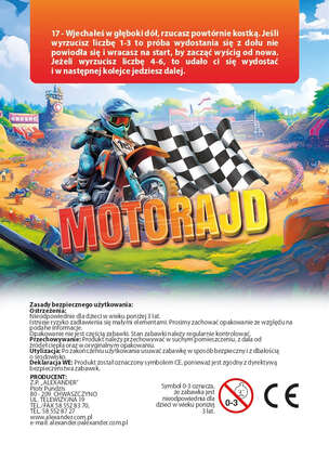 Motorajd – rodzinna gra planszowa