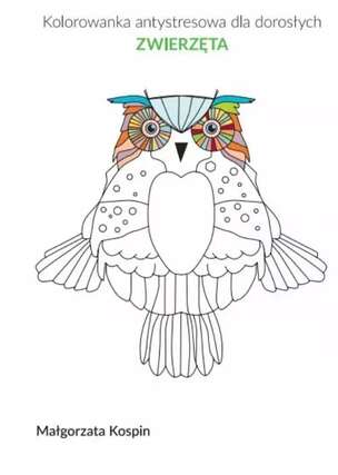 Kolorowanka antystresowa dla dorosłych. Zwierzęta