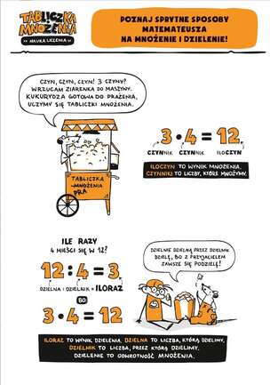 Tabliczka mnożenia. Nauka liczenia- edukacyjna gra karciana