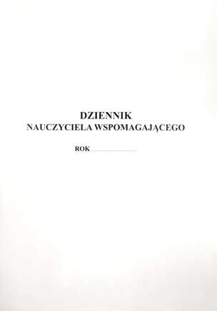Dziennik nauczyciela wspomagającego