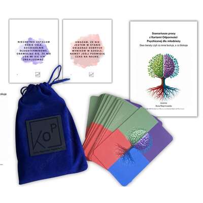 Karty Odporności Psychicznej dla nastolatków. Dwa Światy, czyli co mnie buduje, a co blokuje - narzędzie do diagnostyczno-terapeutyczne