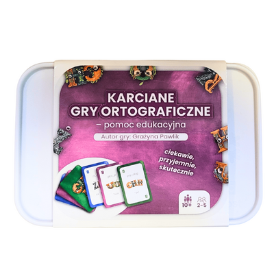 Karciane gry ortograficzne – pomoc edukacyjna