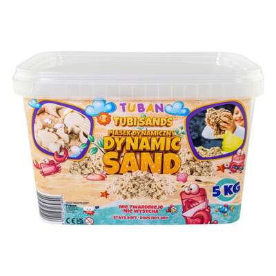Piasek dynamiczny Tuban box 5 kg - kolor naturalny
