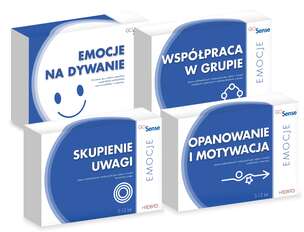 GOSense Emocje / ADHD - zestaw multimedialnych i tradycyjnych gier, ćwiczeń i kart pracy