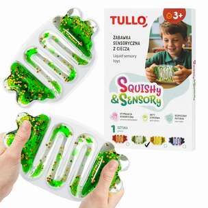 Gniotek sensoryczny z cieczą Squishy - zielony (1 szt.)