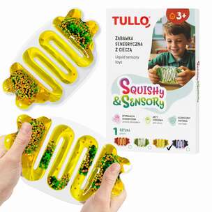 Gniotki sensoryczne z cieczą Squishy - zestaw 4 szt. (1)