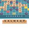 Scrabble drewniane 2w1 - gra słowna