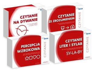 [Zestaw] GOSense. Czytanie - ZESTAW 4 hybrydowych programów edukacyjno-terapeutycznych
