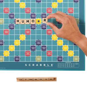 Scrabble drewniane 2w1 - gra słowna