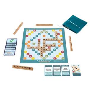 Scrabble drewniane 2w1 - gra słowna