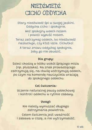 Tylko nosem! 54 ćwiczenia oddechowe - zestaw kart