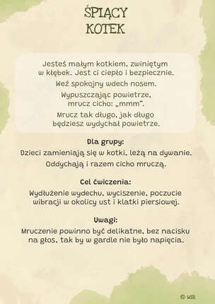 Tylko nosem! 54 ćwiczenia oddechowe - zestaw kart