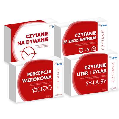 [Zestaw] GOSense. Czytanie - ZESTAW 4 hybrydowych programów edukacyjno-terapeutycznych