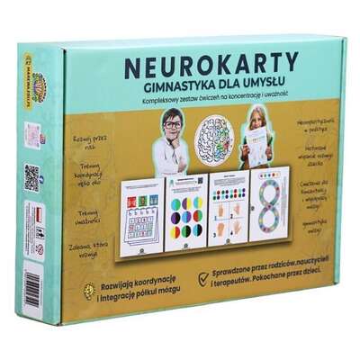 Neurokarty. Gimnastyka dla umysłu. Kompleksowy zestaw ćwiczeń na koncentrację i uważność