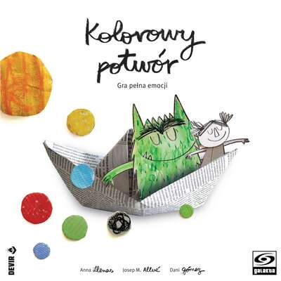 Kolorowy potwór - kooperacyjna gra planszowa o emocjach