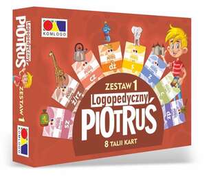 Pakiet talii Logopedyczny Piotruś. Zestaw 1 - głoski SZ, Ż/RZ, CZ, DŻ, S, Z, C, DZ