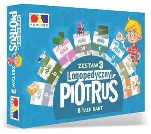 Pakiet talii Logopedyczny Piotruś. Pakiet III - głoski P-B, K-G, T-D, F-W