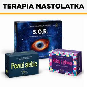 EduPakiet Mijamy się. Terapia nastolatka (Pewni siebie + SOR + Klikaj z głową) - ZESTAW 3 gier terapeutycznych