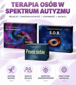 Mijamy się. Pakiet Terapia spektrum autyzmu (Kontakt + SOR + Pewni Siebie) - ZESTAW 3 gier