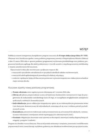 Program nauczania dla uczniów z niepełnosprawnością intelektualną w stopniu umiarkowanym i znacznym. II etap edukacyjny. Szkoła podstawowa (klasy IV–VIII)