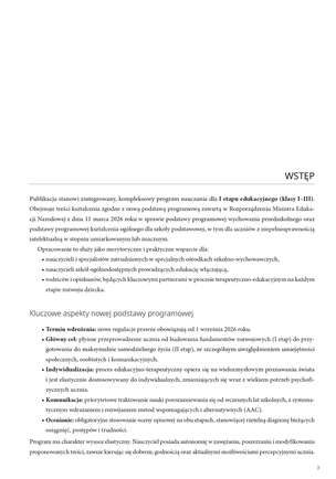 Program nauczania dla uczniów z niepełnosprawnością intelektualną w stopniu umiarkowanym i znacznym. I etap edukacyjny. Szkoła podstawowa (klasy I–III)