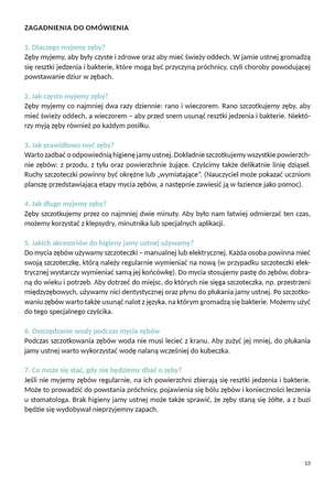 Higiena na co dzień. Historyjki obrazkowe