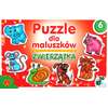 Puzzle dla maluszków - Zwierzątka