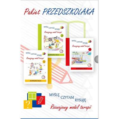 Rozwojowy model terapii. Myślę, czytam, rysuję (Zeszyt 1, 2 i 3) - PAKIET PRZEDSZKOLAKA