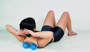 Piłka z kolcami masażer (100 mm) - komplet 2 szt.