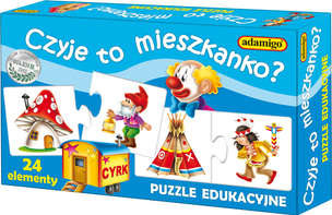 Czyje to mieszkanko? - puzzle edukacyjne
