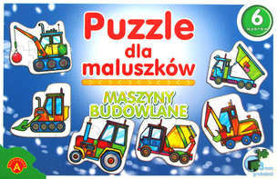 Puzzle dla maluszków - Maszyny budowlane