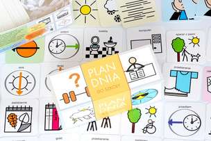 Plan dnia SZKOŁA - pomoc dydaktyczna dla uczniów szkół specjalnych