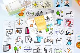 Plan dnia SZKOŁA - pomoc dydaktyczna dla uczniów szkół specjalnych