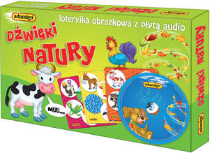 Dźwięki natury - loteryjka obrazkowa z płytą CD-audio