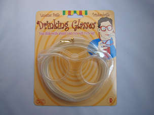 Okulary do picia - słomka