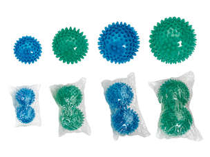 Piłka z kolcami masażer (100 mm) - komplet 2 szt.