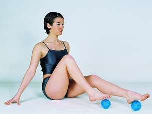 Piłka z kolcami masażer (100 mm) - komplet 2 szt.