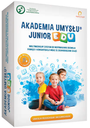 Akademia Umysłu. JUNIOR EDU - Multimedialny system do wspomagania rozwoju pamięci i koncentracji wraz ze scenariuszami zajęć (wielostanowiskowy program komputerowy)