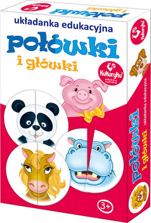 Połówki i główki - układanka edukacyjna
