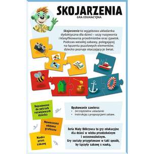 Mały odkrywca. Skojarzenia - Edukacyjne układanki dla najmłodszych