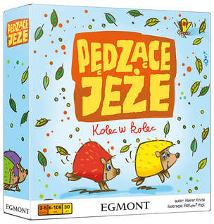 Pędzące jeże. Kolec w kolec - planszowa gra dla dzieci