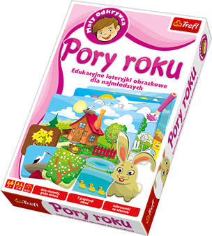 Mały odkrywca. Pory roku - Edukacyjna loteryjka obrazkowa dla najmłodszych