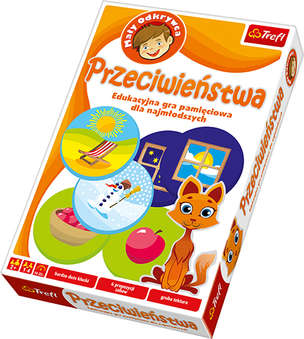 Mały odkrywca. Przeciwieństwa - Edukacyjna gra pamięciowa dla najmłodszych