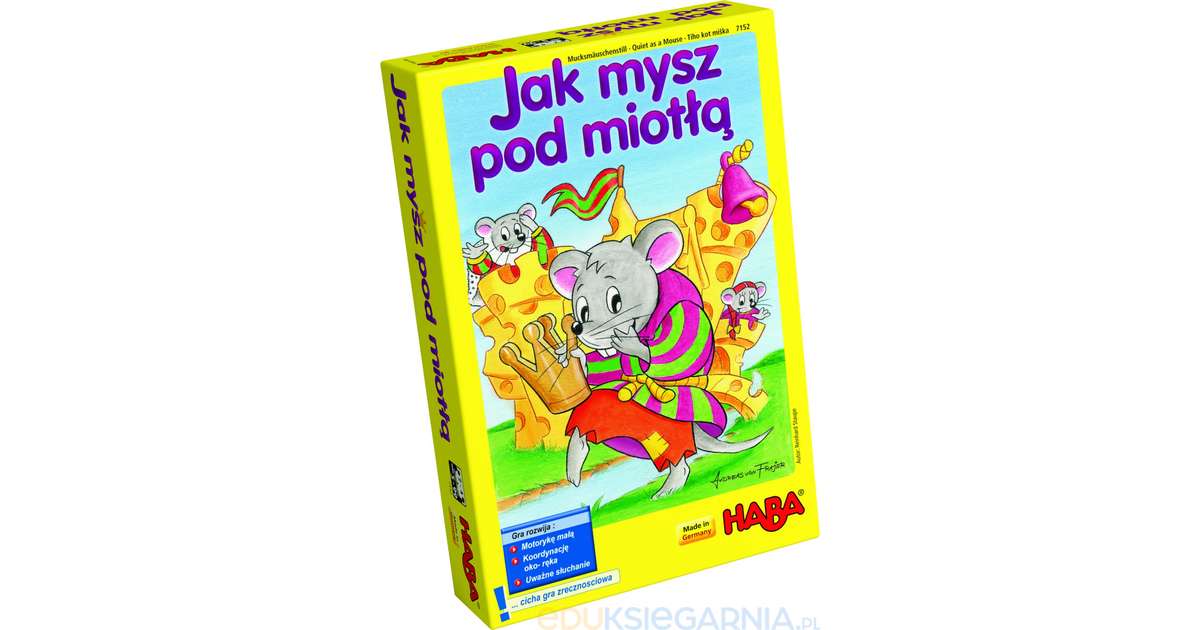 Jak mysz pod miotłą - cicha gra zręcznościowa - Eduksiegarnia.pl