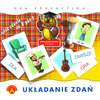 Układanie zdań - gra edukacyjna