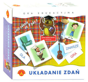 Układanie zdań - gra edukacyjna