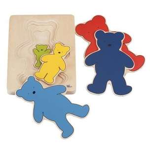 Układanka warstwowa - wzór Misie (57884)