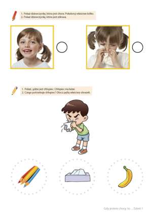 Ja i mój świat. Lekcje dla uczniów z autyzmem i specjalnymi potrzebami edukacyjnymi. Etap obrazka KARTY PRACY